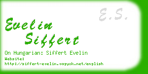 evelin siffert business card